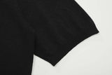 DAXUEN Embroidered short-sleeved knitted top