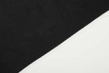 DAXUEN Embroidered short-sleeved knitted top