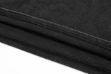 DAXUEN Distressed charcoal grey graphic t-shirt with gothic prints