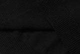 DAXUEN Black diamond jacquard short-sleeved polo shirt