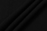 DAXUEN Black diamond jacquard short-sleeved polo shirt