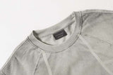 DAXUEN Short-sleeved gradient panel T-shirt with contrast trim