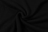 DAXUEN Black diamond jacquard short-sleeved polo shirt
