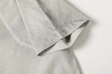 DAXUEN Short-sleeved gradient panel T-shirt with contrast trim