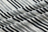 DAXUEN Men's oversized short-sleeved striped t-shirt