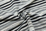 DAXUEN Men's oversized short-sleeved striped t-shirt