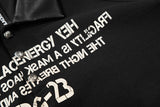 DAXUEN Distressed graphic polo shirt with unique designs