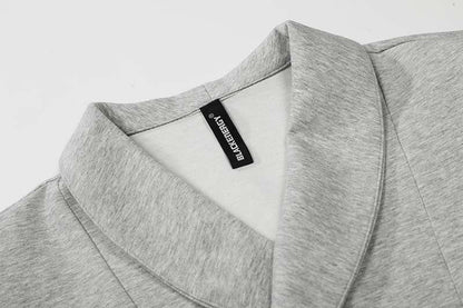 DAXUEN Short sleeve polo shirt with shawl collar