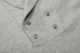 DAXUEN Short sleeve polo shirt with shawl collar