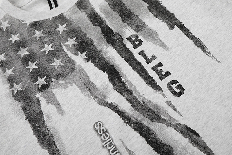 DAXUEN Boundless Brushstroke Flag T-Shirt