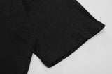 DAXUEN Relaxed fit graphic t-shirt with sunburst and letter print