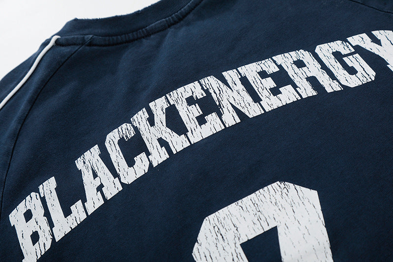 DAXUEN Oversized BLACKENERGY graphic t-shirt