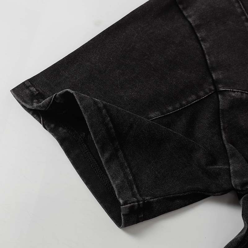 DAXUEN Oversized vintage-inspired short-sleeve T-shirt