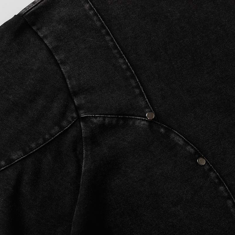 DAXUEN Oversized vintage-inspired short-sleeve T-shirt