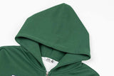 DAXUEN Oversized full-zip hooded sweatshirt with graphics