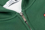DAXUEN Oversized full-zip hooded sweatshirt with graphics