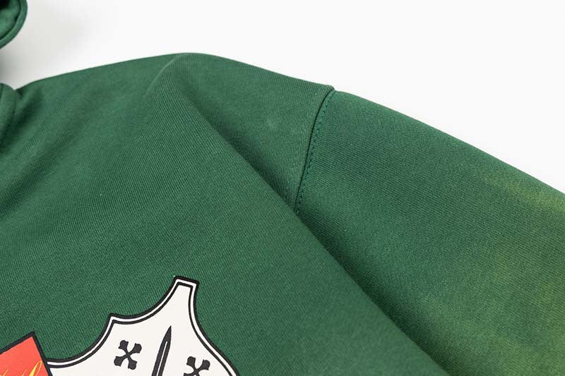 DAXUEN Oversized full-zip hooded sweatshirt with graphics