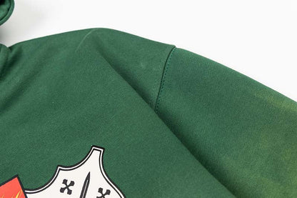 DAXUEN Oversized full-zip hooded sweatshirt with graphics