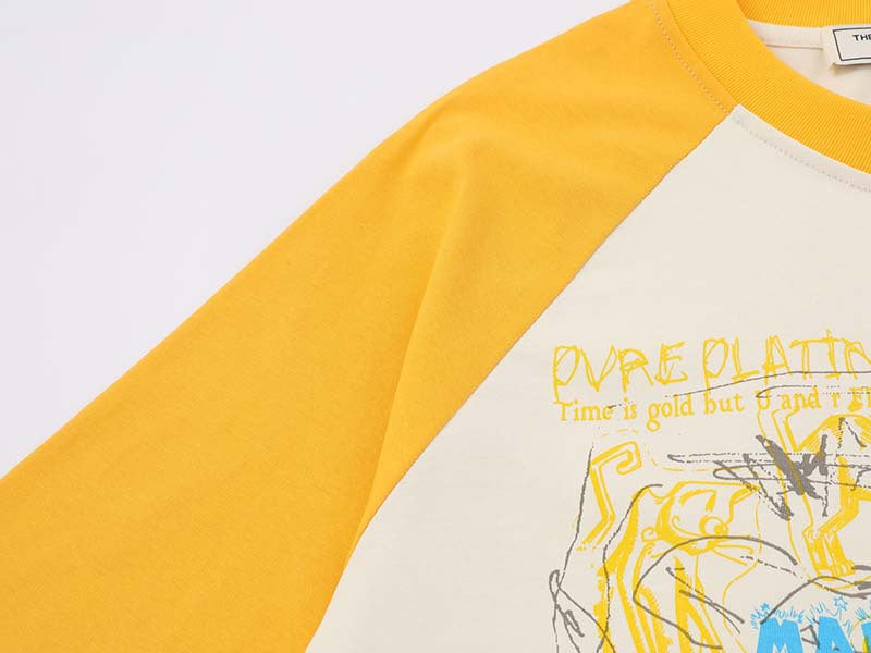 DAXUEN Graphic T-shirt with dog and cat illustrations