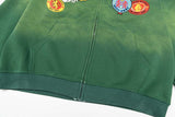 DAXUEN Oversized full-zip hooded sweatshirt with graphics