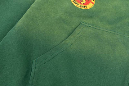 DAXUEN Oversized full-zip hooded sweatshirt with graphics
