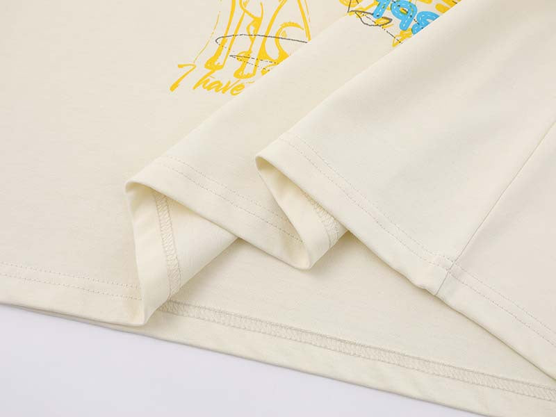 DAXUEN Graphic T-shirt with dog and cat illustrations