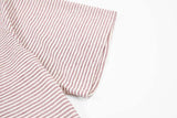 DAXUEN Striped short-sleeved polo shirt with embroidered graphics