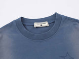 DAXUEN Oversized vintage crew neck t-shirt with graphic print