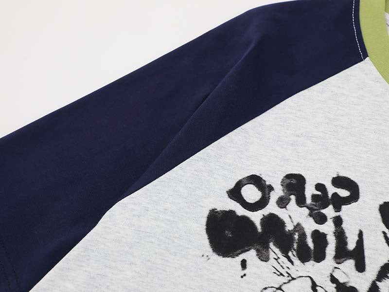 DAXUEN Graphic raglan t-shirt with cat designs