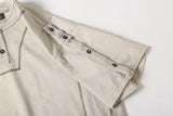 DAXUEN Relaxed-fit short-sleeved Henley T-shirt