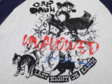 DAXUEN Graphic raglan t-shirt with cat designs
