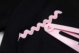DAXUEN Oversized zip-up hoodie with star appliques