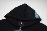 DAXUEN Hooded cardigan jacket with hairpin design