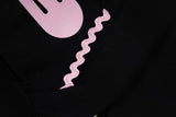 DAXUEN Oversized zip-up hoodie with star appliques