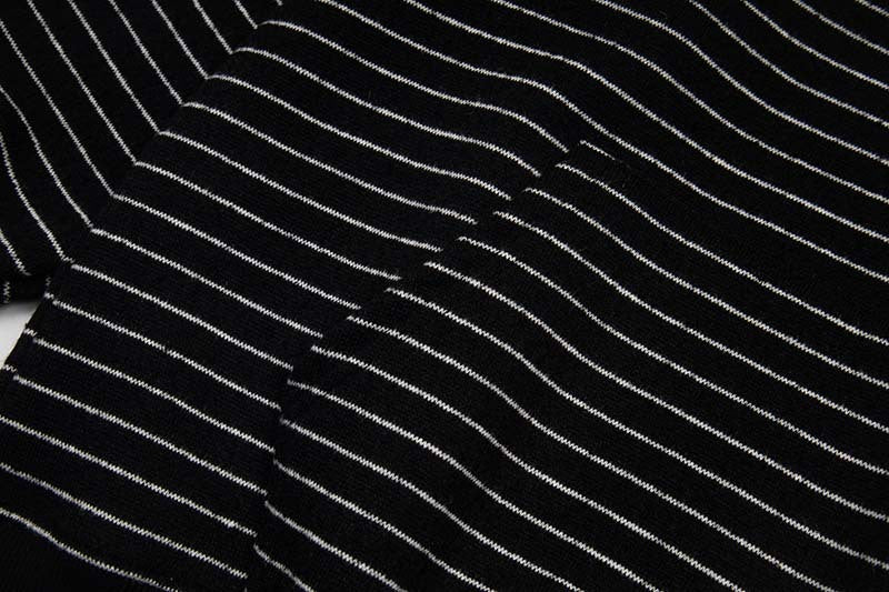 DAXUEN Oversized striped hoodie with 'Made' text