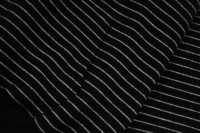 DAXUEN Oversized striped hoodie with 'Made' text