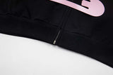 DAXUEN Hooded cardigan jacket with hairpin design