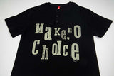 DAXUEN Men's short-sleeved Henley t-shirt with graphic print