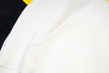 DAXUEN Color-blocked hoodie with graphic prints