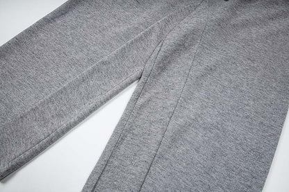 DAXUEN Wide-leg trousers with two-tone design and plaid panel