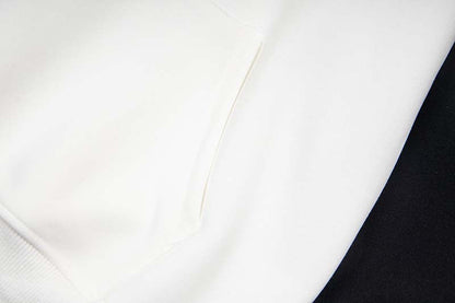 DAXUEN Color-blocked hoodie with graphic prints