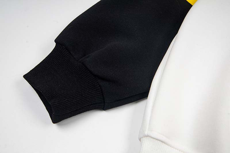DAXUEN Color-blocked hoodie with graphic prints