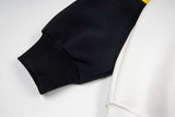 DAXUEN Color-blocked hoodie with graphic prints