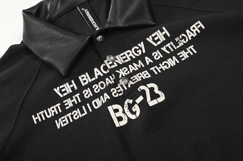 DAXUEN Short sleeve polo shirt with bold text and graphic