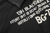 DAXUEN Short sleeve polo shirt with bold text and graphic