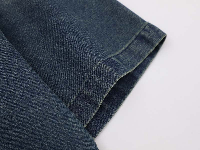 DAXUEN Oversized short-sleeved t-shirt with gradient denim wash