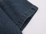 DAXUEN Oversized short-sleeved t-shirt with gradient denim wash