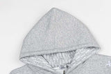 DAXUEN Full-zip hooded sweatshirt with graphic details