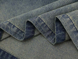 DAXUEN Oversized short-sleeved t-shirt with gradient denim wash