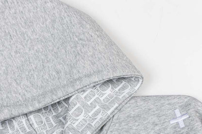 DAXUEN Full-zip hooded sweatshirt with graphic details